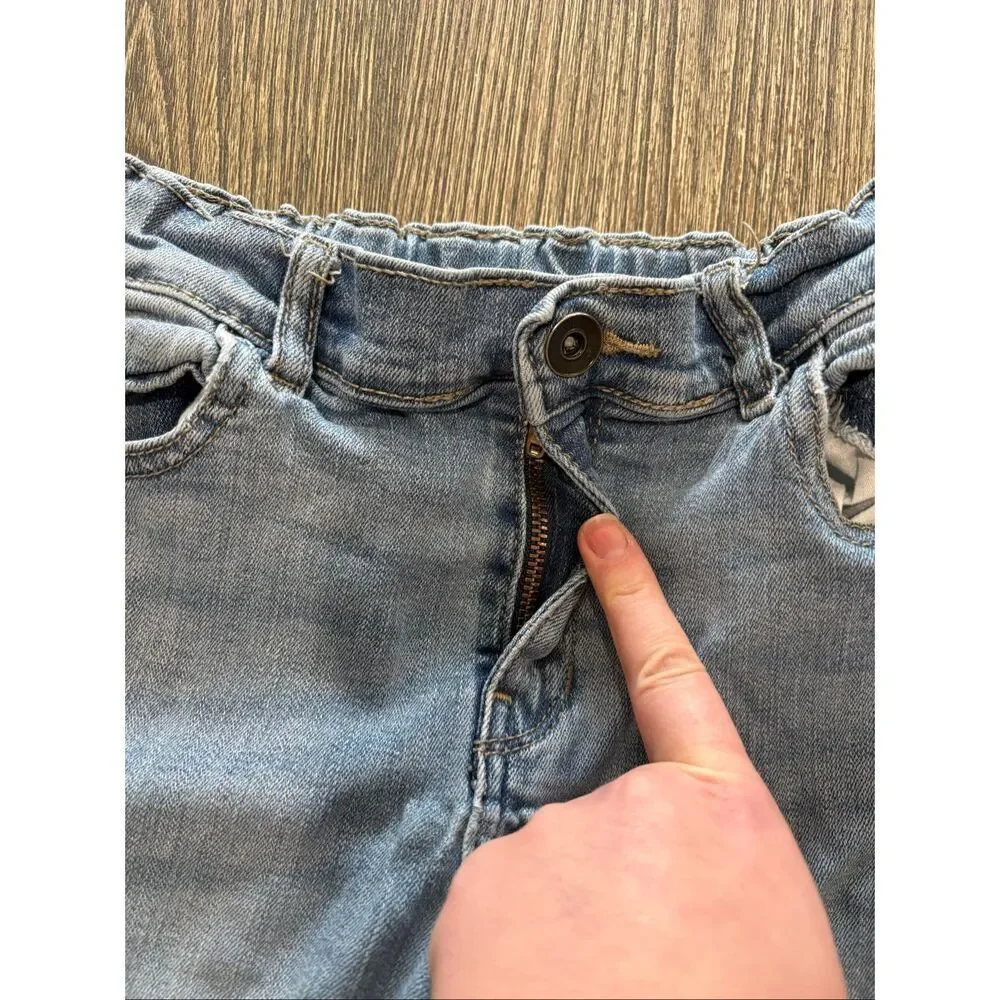 The Children's Place Youth Boys Straight Jeans Slim Fit Denim Blue Size 14